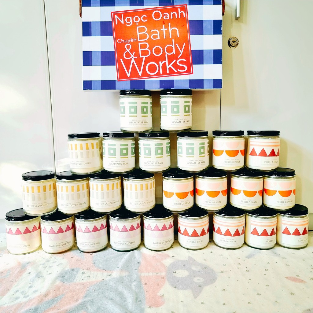 [Đủ mùi] Nến thơm 1 bấc Bath & Body Works (Auth)