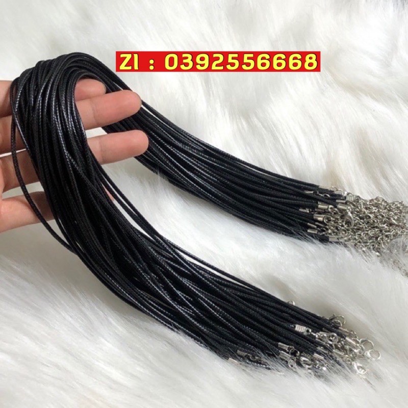 Dây da đeo cổ mẫu mới 2023 dây da đeo cổ phong thủy giá sỉ