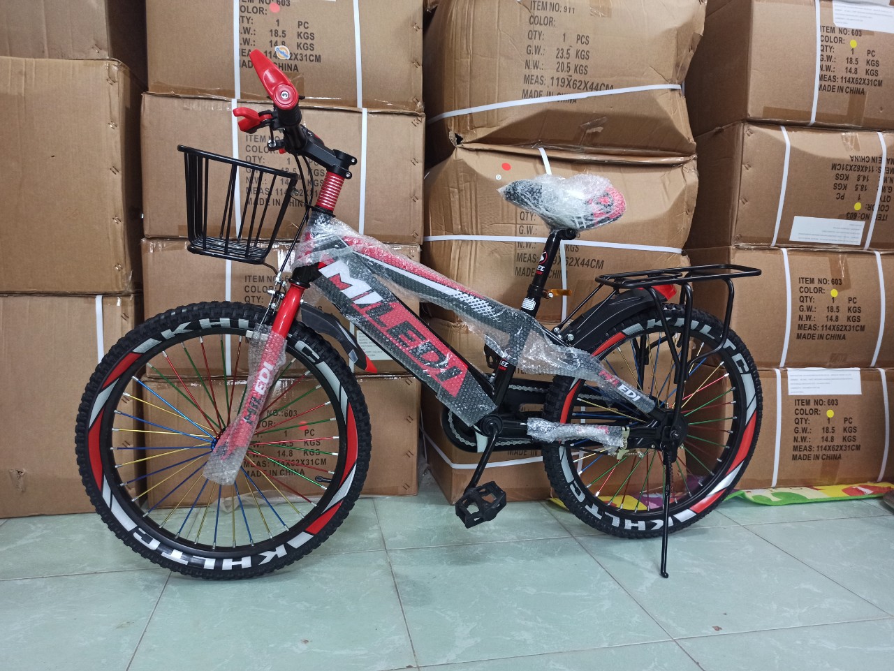Xe đạp trẻ em dáng thể thao Size...