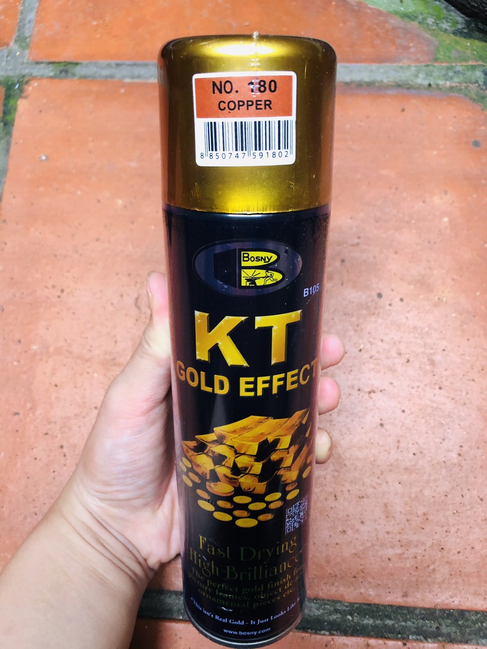 Sơn xịt mạ vàng KT Gold Efect