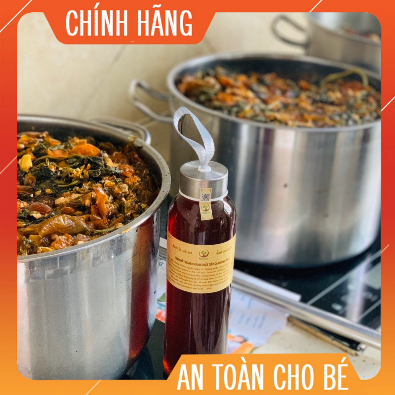 Siro ho húng chanh Thảo mộc sạch Thiên Tri 500ml