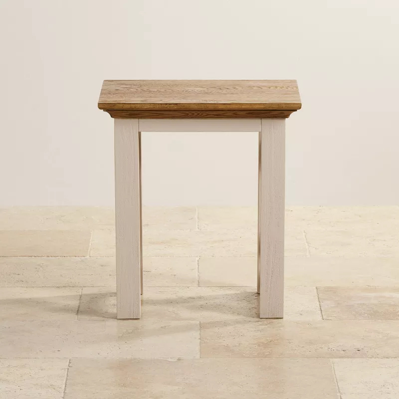 [Freeship] Đôn trang trí Seychelles gỗ sồi IBIE kích thước [500x 400 x 510 mm]