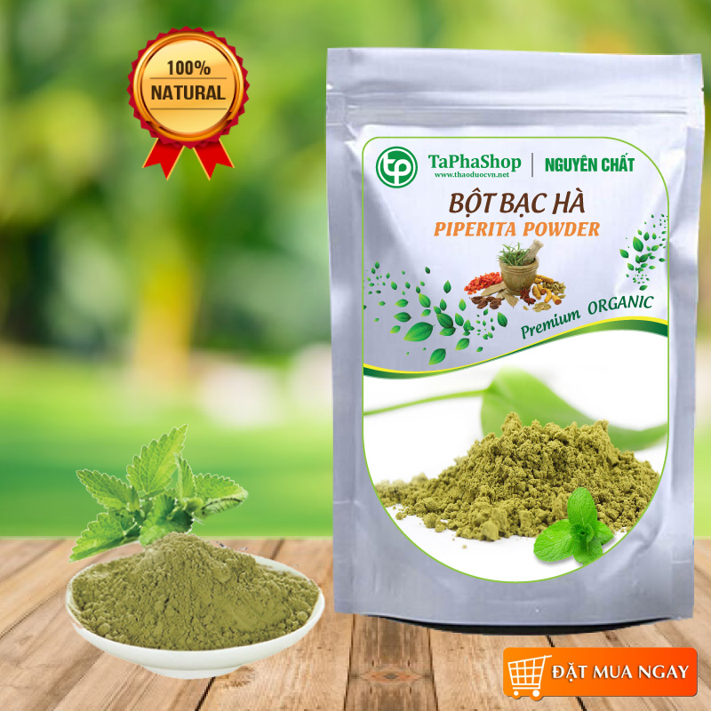 Bột bạc hà nguyên chất 100g - Dược tấn phát