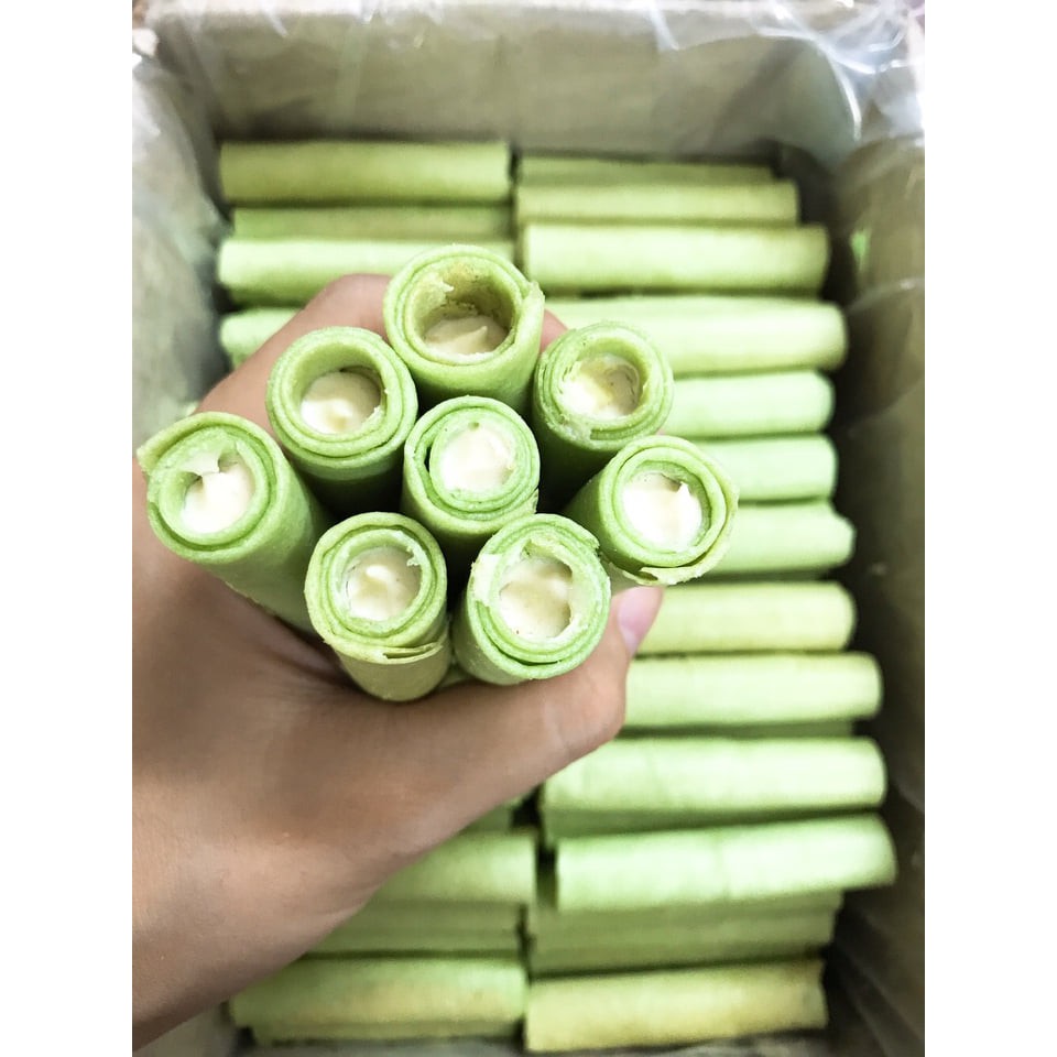 Bánh Ống Nhân Kem Dứa - Siêu Hot - 100G