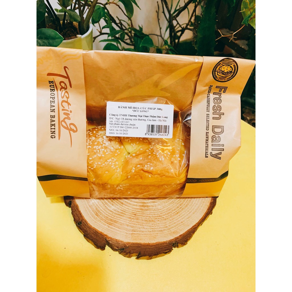 Bánh mì hoa cúc Pháp 300gram Đức Long