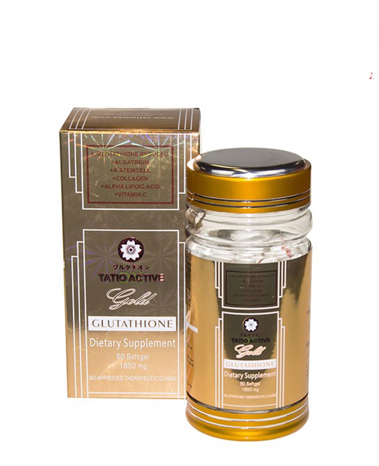 Viên Uống Trắng Da Tatio Active Gold Glutathione Nhật Bản 1850mg