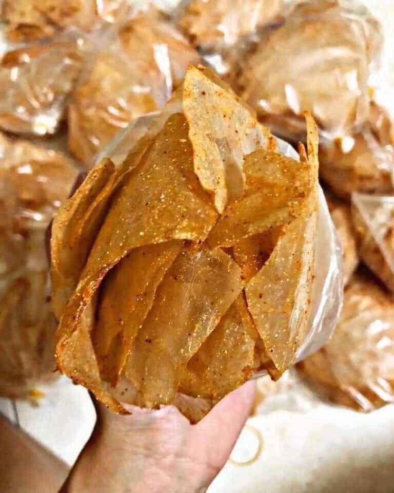 Bánh tráng trộn muối tỏi - combo 5 bịch