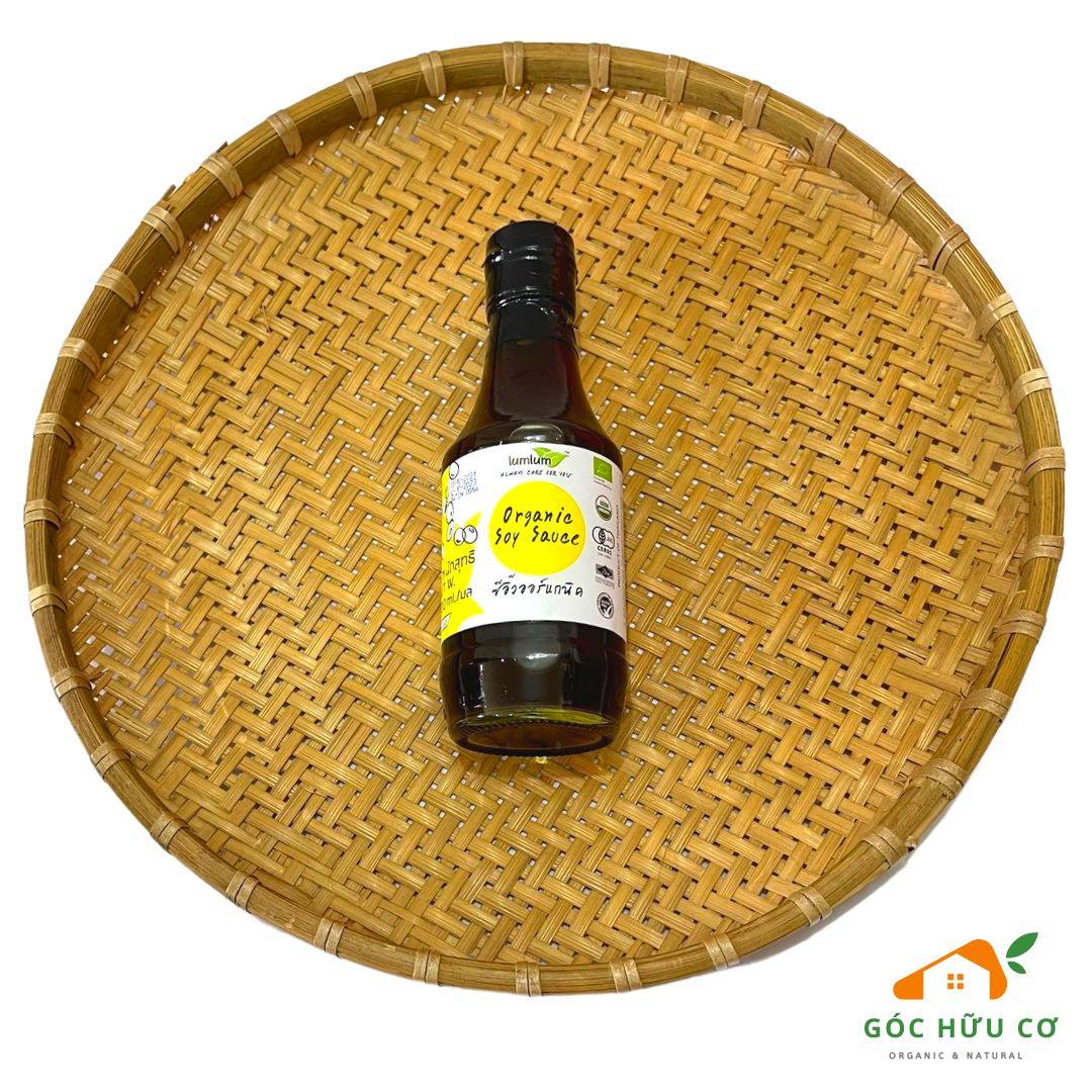 Organic soy sauce lumlum 200ml - goc huu co