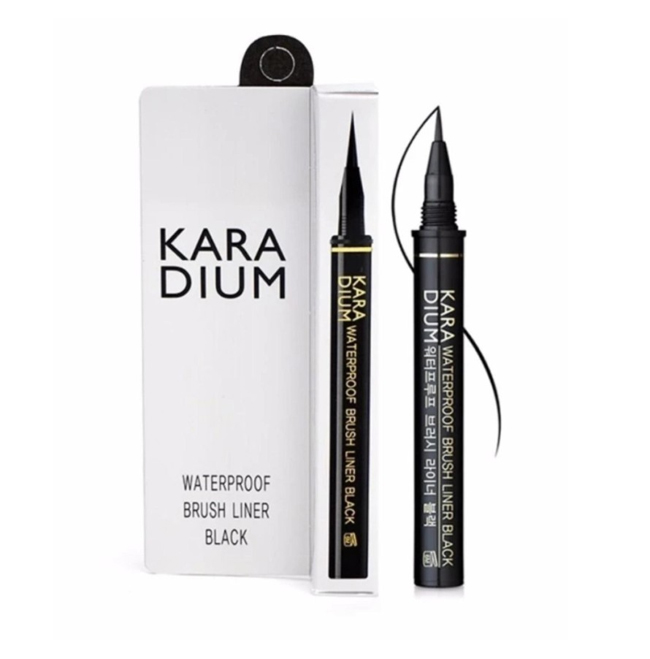 BÚT DẠ KẺ MẮT NƯỚC KARADIUM WATERPROOF BRUSH LINER BLACK