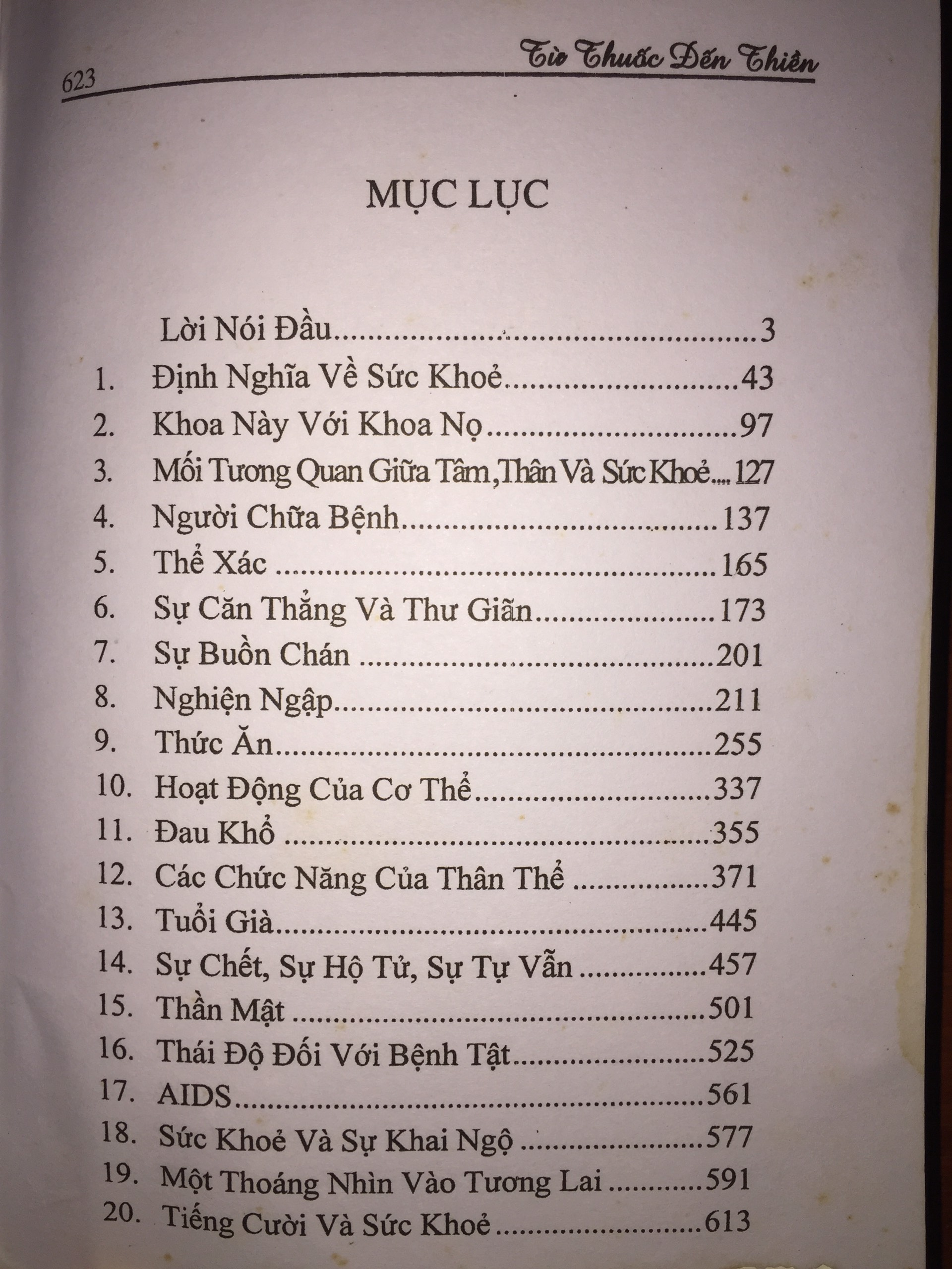 Sách Từ Thuốc Tới Thiền Osho