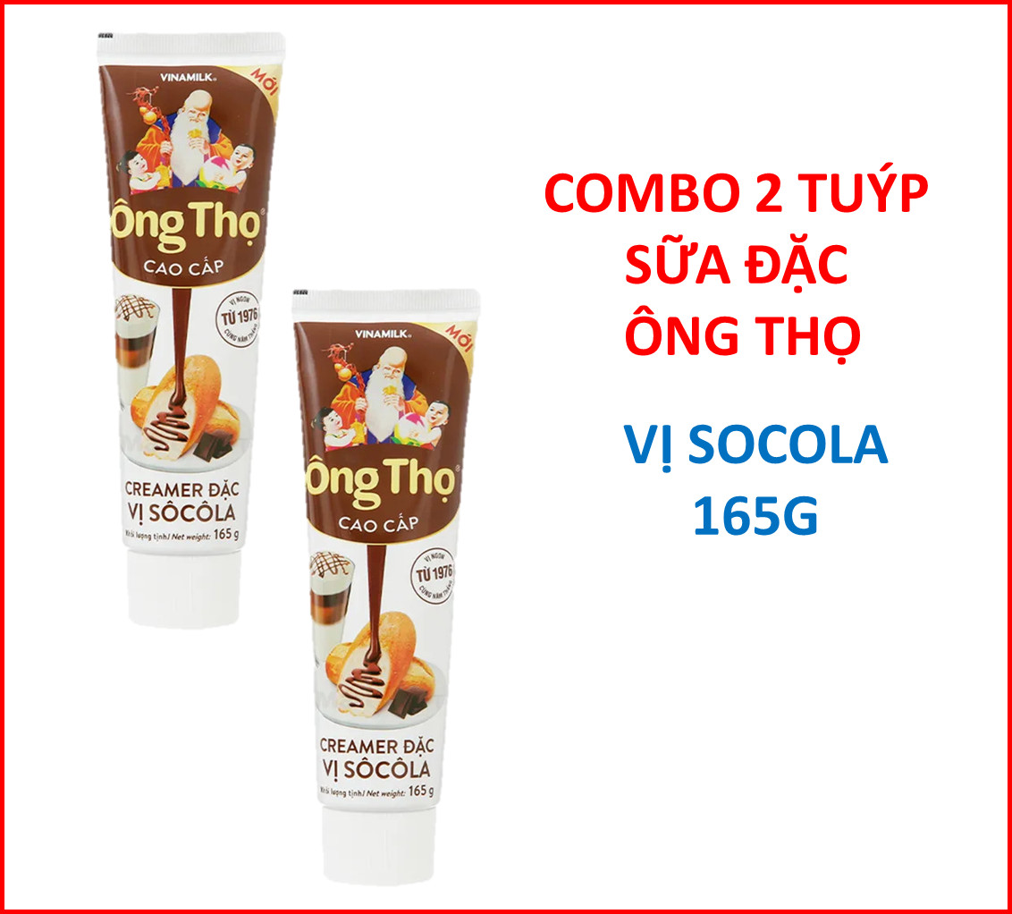 Sữa Đặc Ông Thọ vị Socola tuýp 165g