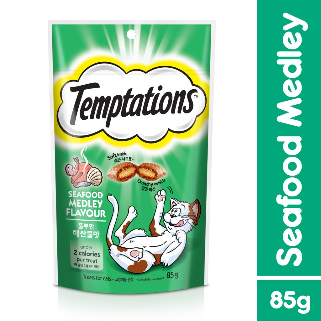 Bánh Thưởng Cho Mèo Temptations 85g
