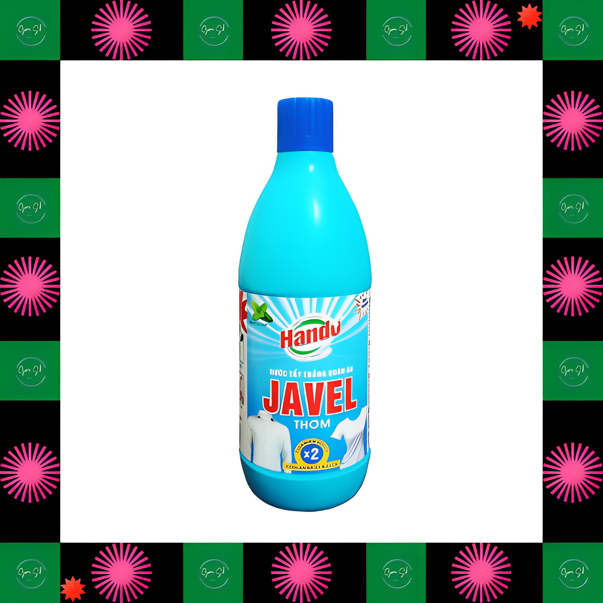 [Dọn nhà] Nước tẩy trắng quần áo Javel Hando 500ml