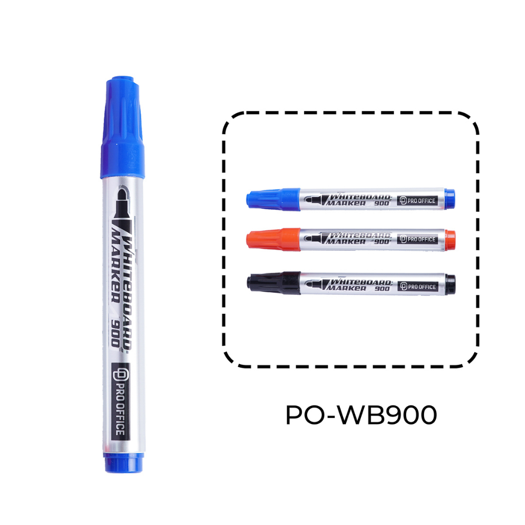 Bút Lông Bảng Pro-Office, Mực Đều, Mịn, Dễ Xoá WB900