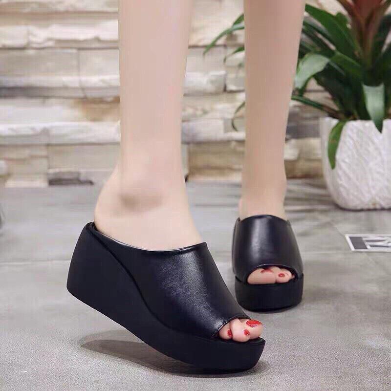 [HCM]Dép đế xuồng da thật cao cấp