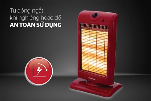 Quạt sưởi halogen Sunhouse SHD7016