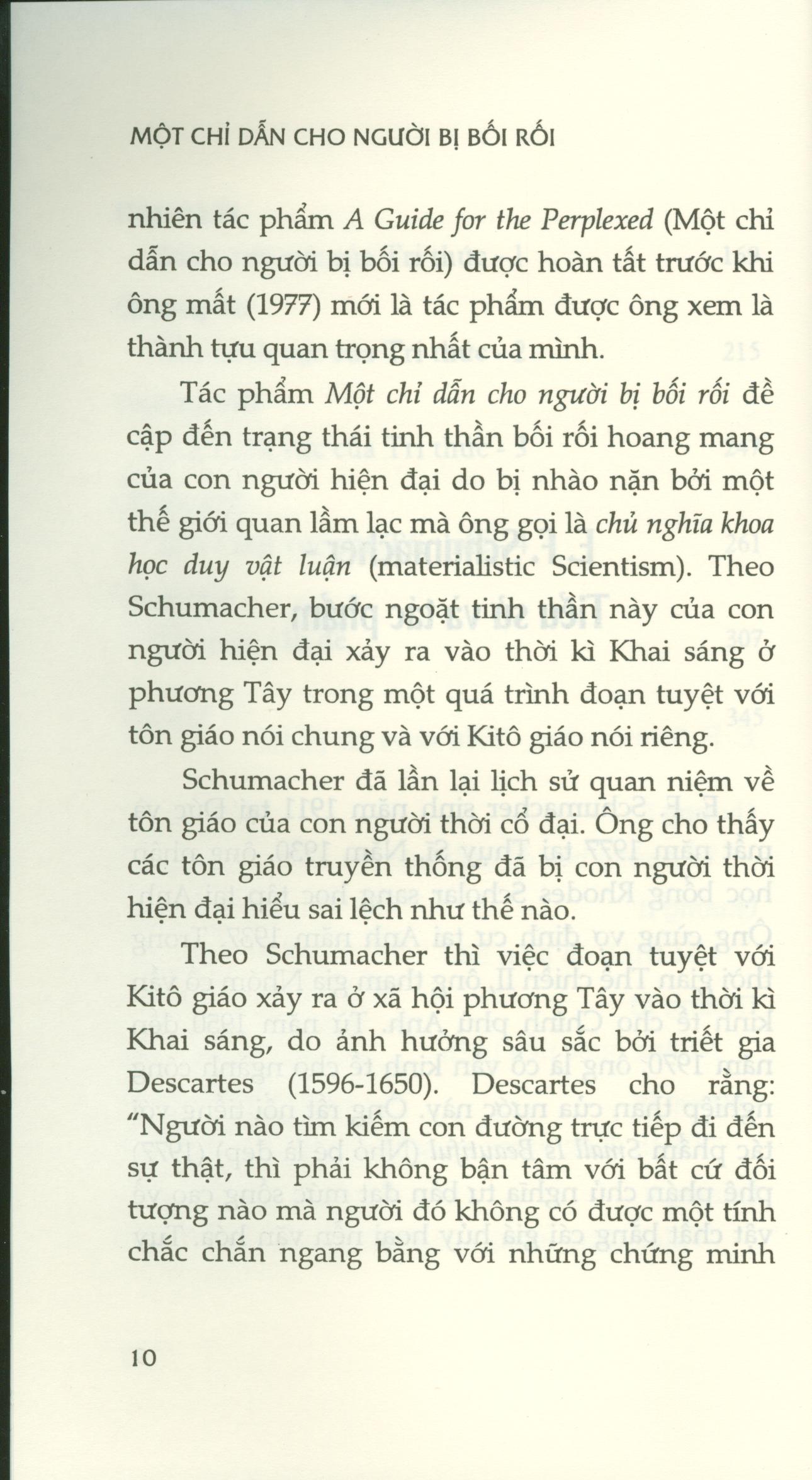 Một Chỉ Dẫn Cho Người Bị Bối Rối