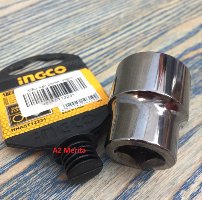 23 mm.ĐẦU TUÝP -INGCO -HHAST12231