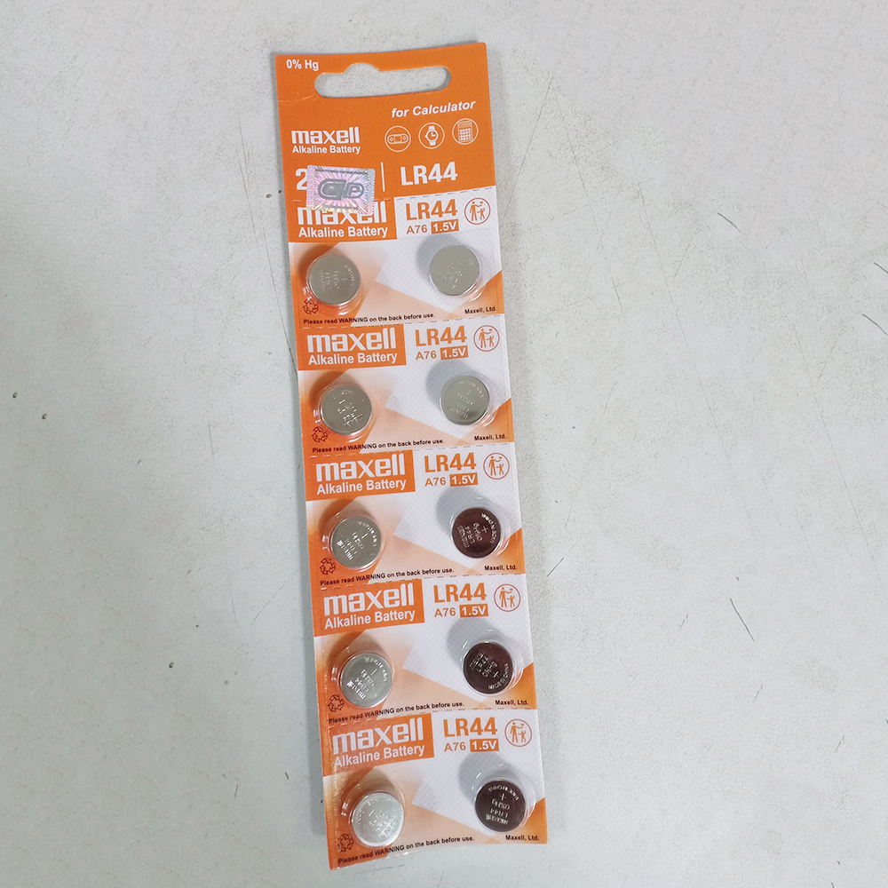 2 viên Pin LR44 Maxell Alkaline 1.5 V cao cấp