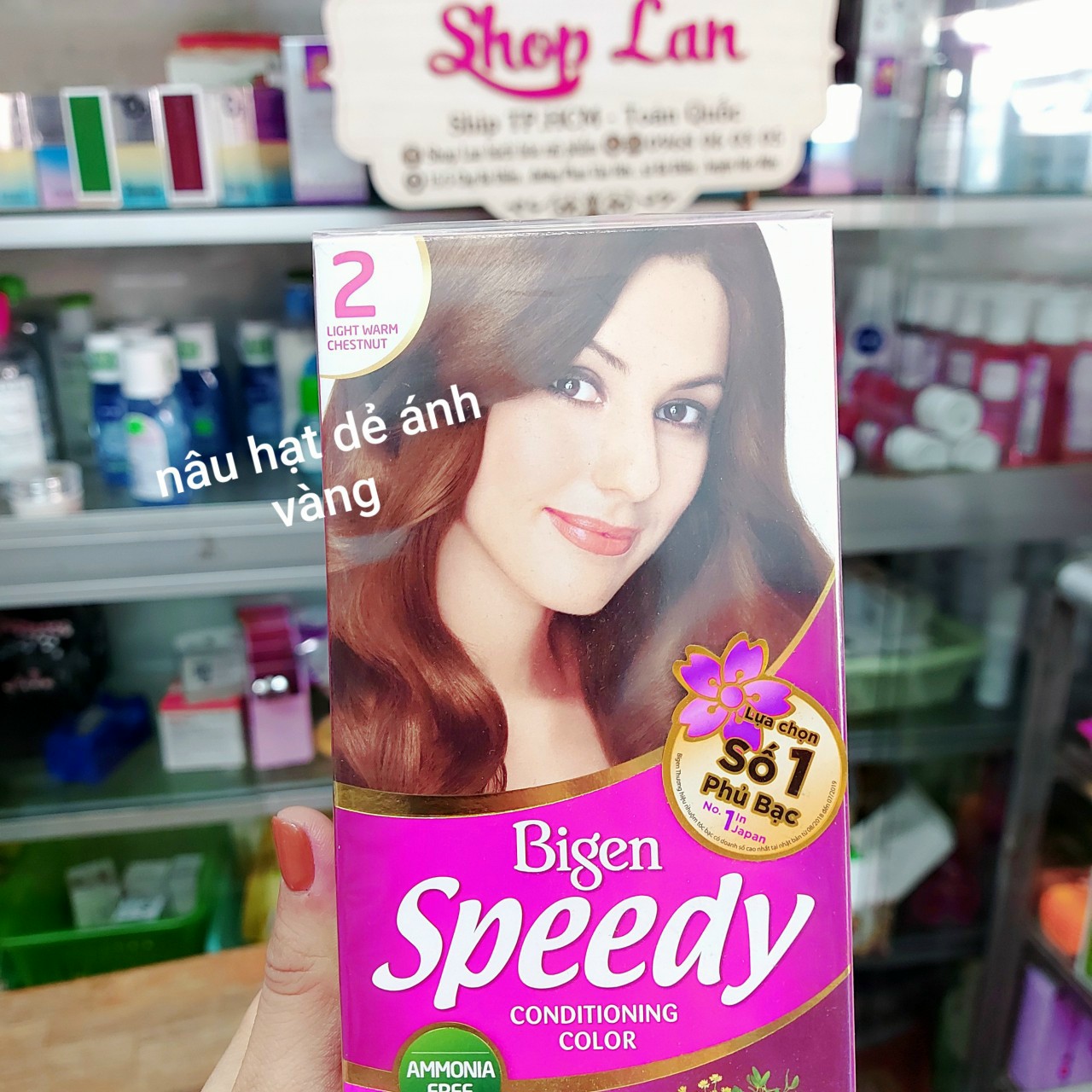 Kem nhuộm tóc Bigen Speedy số 2,3,4,5,6,7