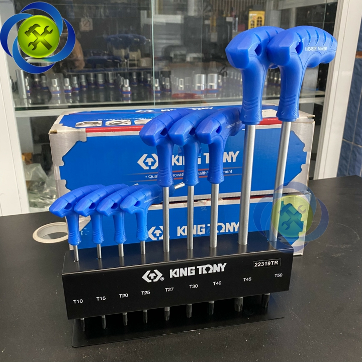 Bộ lục giác sao chữ t kingtony 22319tr 9 cây có đế sắt