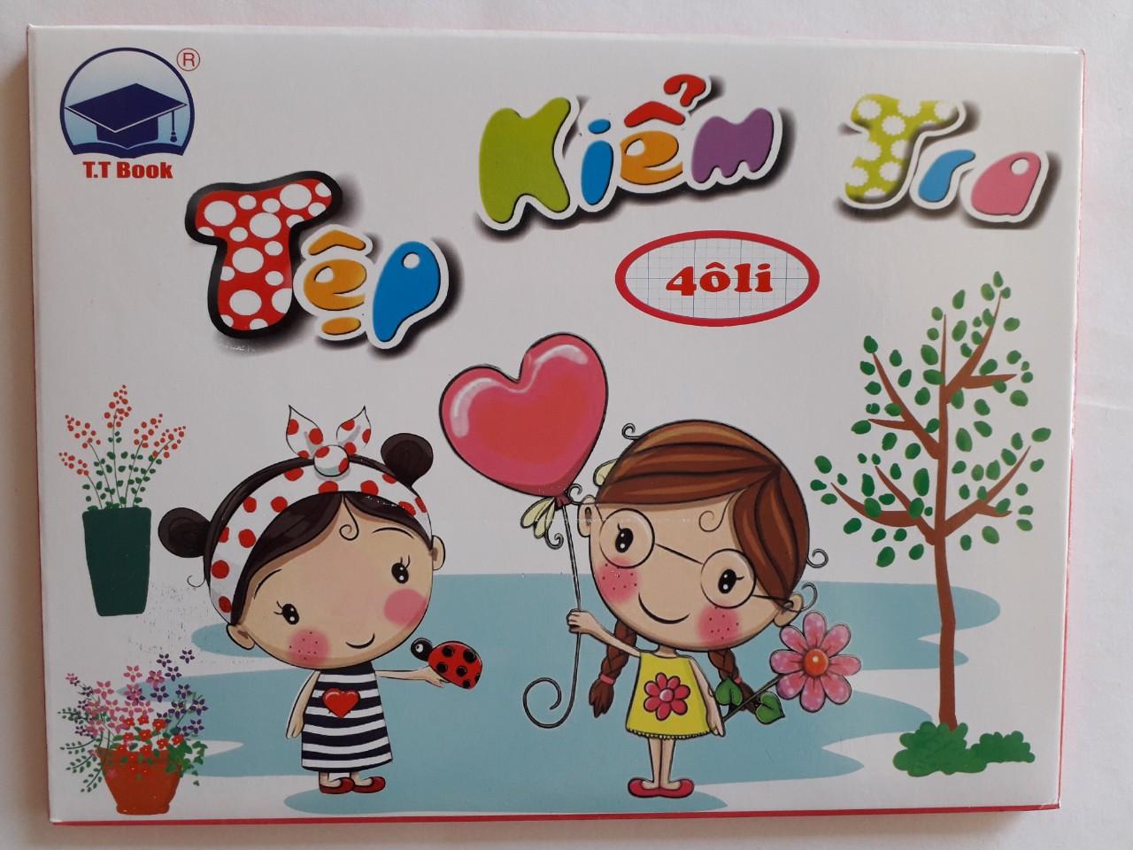 Combo 2 Xấp giấy kiểm tra 4 ôly