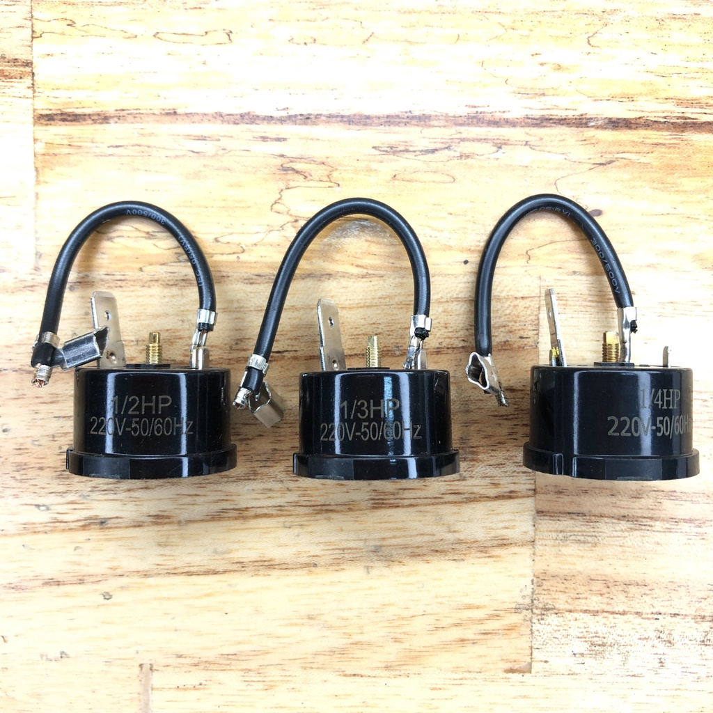 Rơ le Tecmic Block Tủ Lạnh - Relay Tecmit bảo vệ máy nén 220Vac-50/60Hz loại tròn # phụ tùng tủ lạnh
