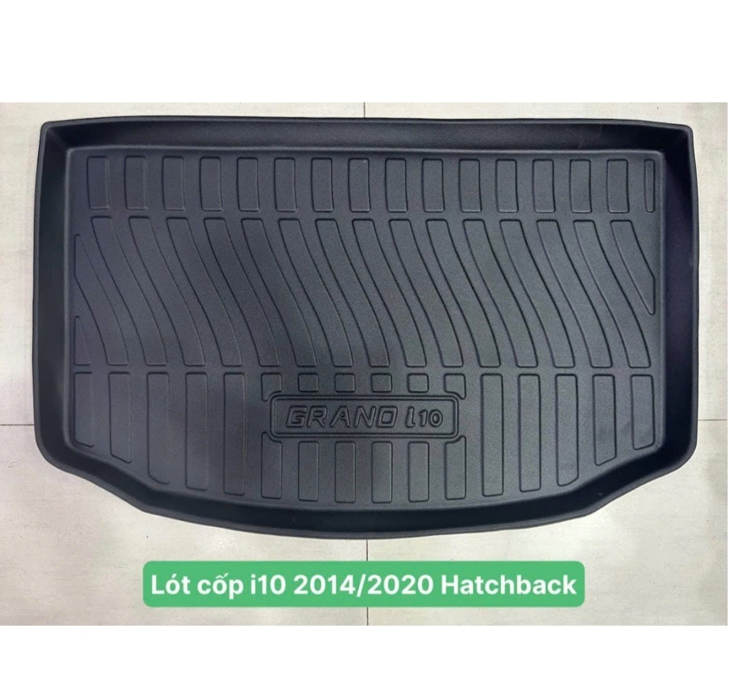 LÓT CỐP THEO XE I10 HATBACK  2015 2016 2017 2018 2019 2020 2021 2022 2023 2024