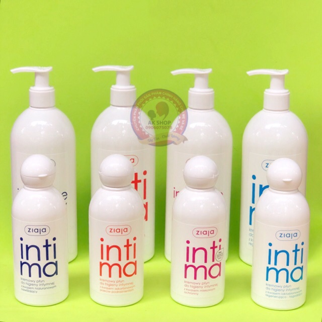 Dung Dịch Rửa Vệ Sinh Dạng Sữa Intima Ziaja