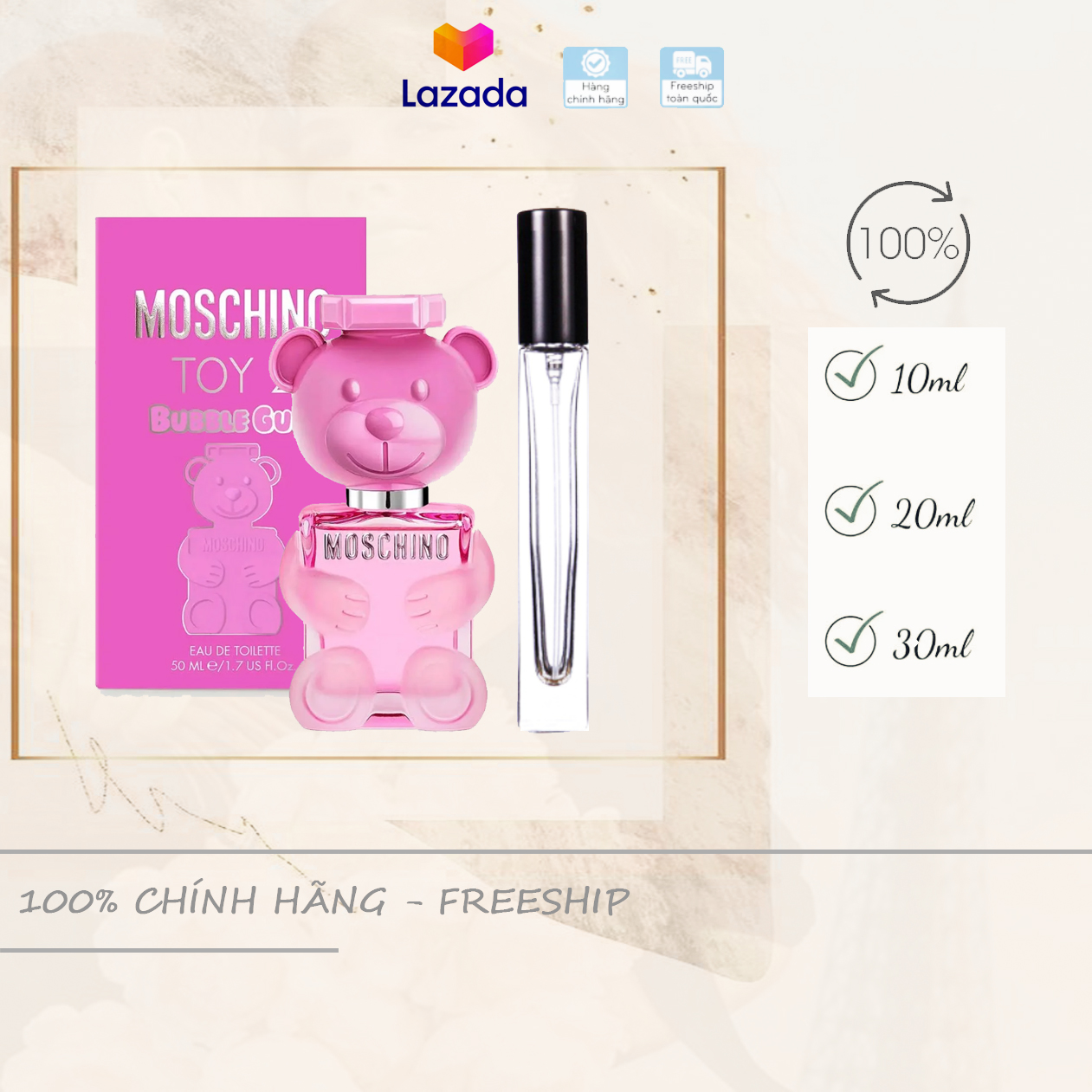[Chiết 10-20-30ml] Moschino Toy 2 Bubble Gum