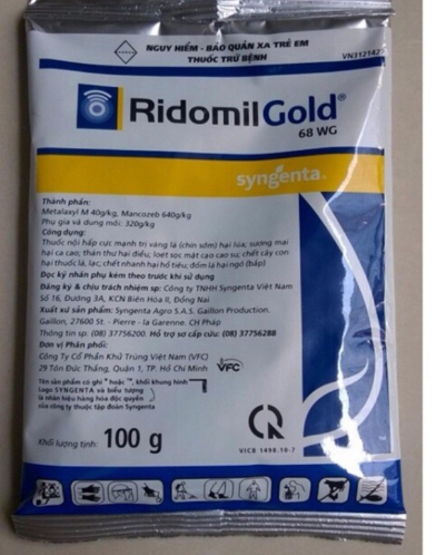 Chế phẩm trừ nấm bệnh Ridomil Gold 68WG gói 100g