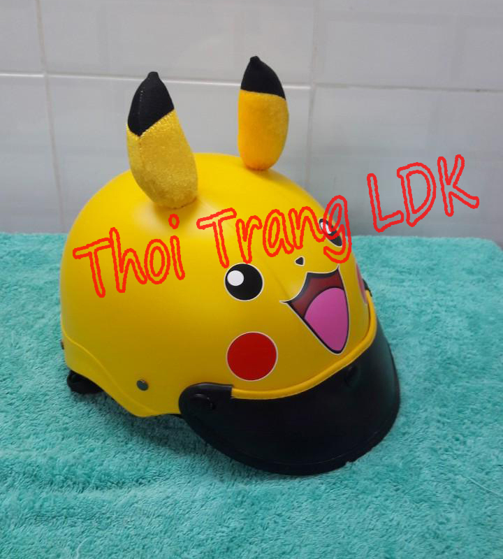 Nón bảo hiểm pikachu