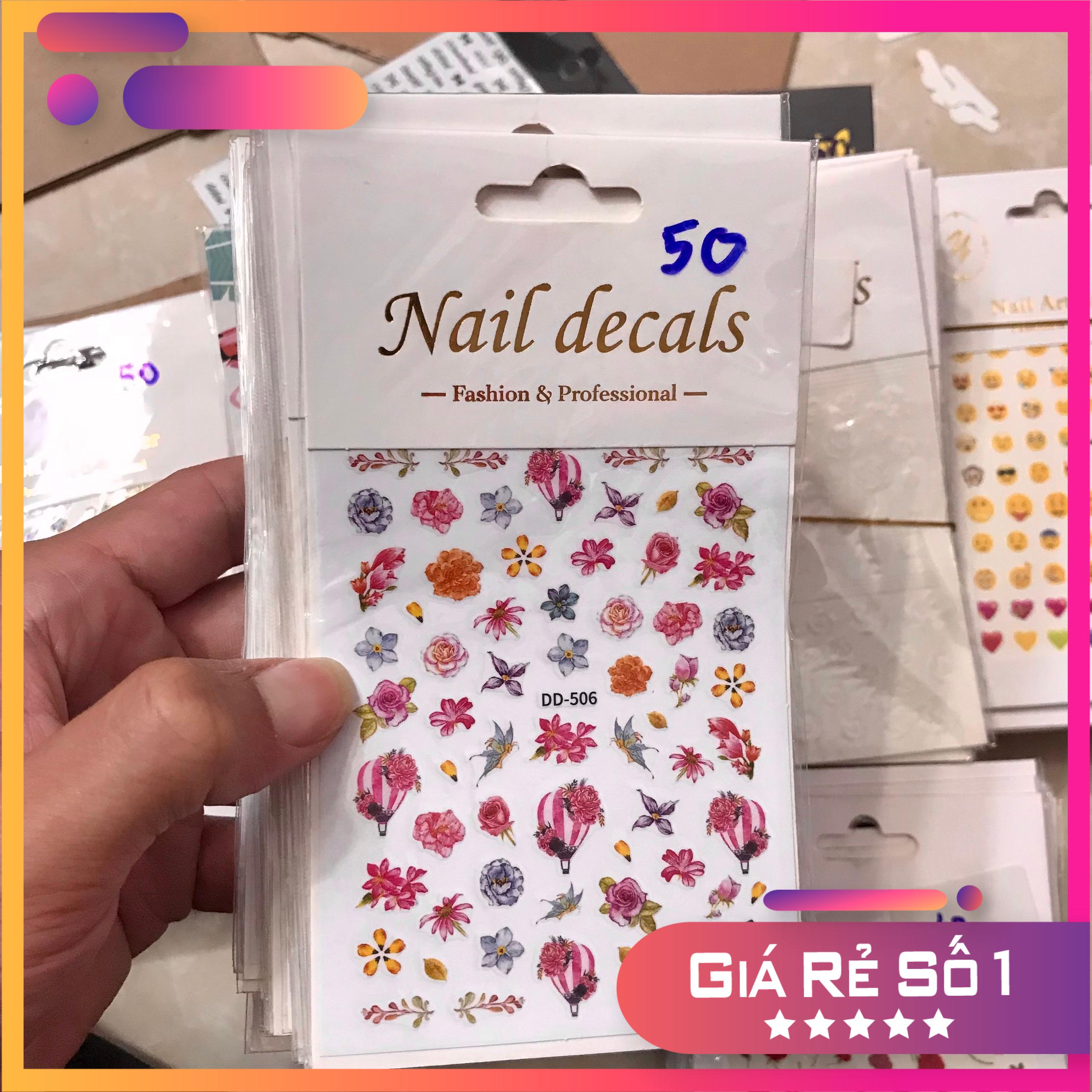 Nail sticker dán móng tay - Chân - HOT 6