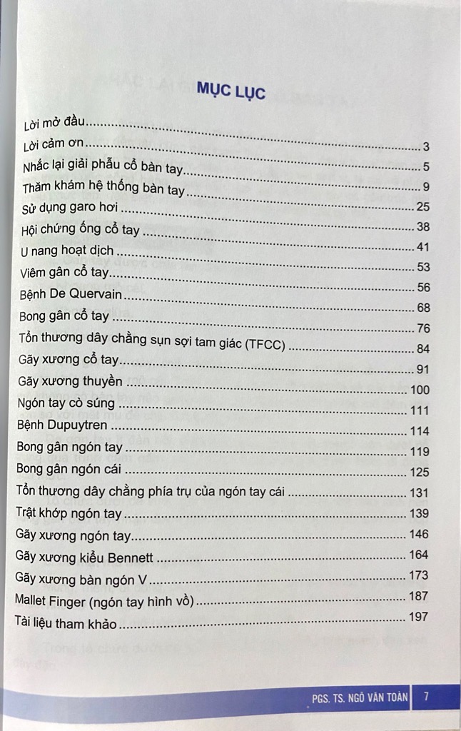 Sách - Bàn tay và bệnh lý thường gặp