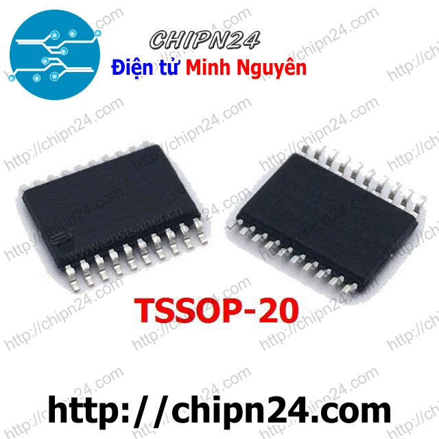 [2 con] (ST) IC Dán HC245 TSSOP-20 Hàng Tốt (SMD) (74HC245 74HC245PW) (IC Bộ thu phát bus bát phân) - HH004959