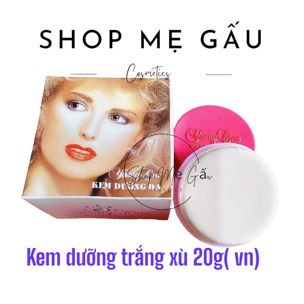 Lẻ 1 hộp kem one, pop, xù, emon 20g VN( thiện châu)