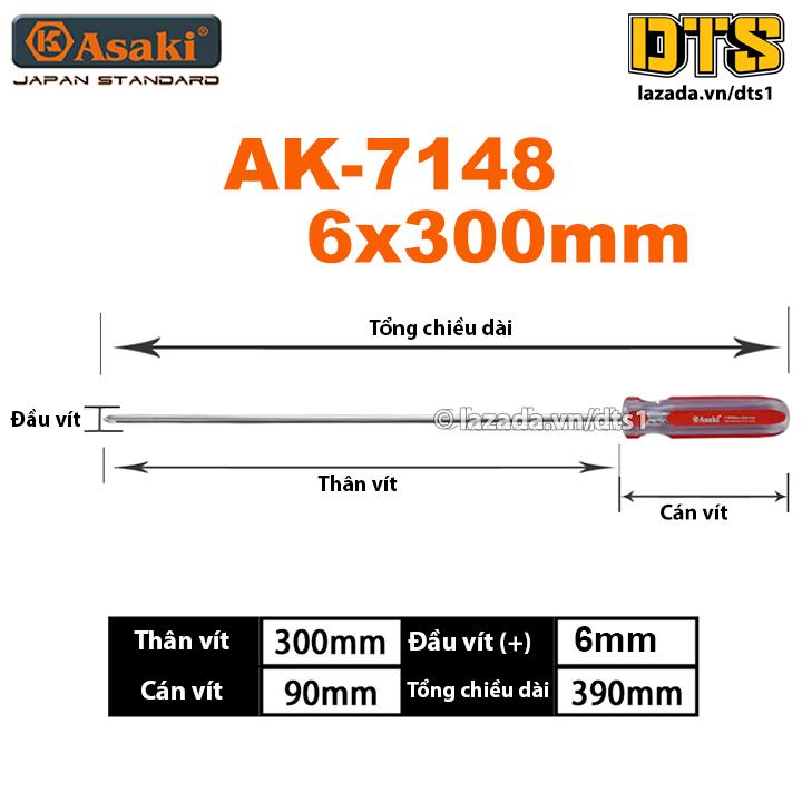 Tua vít đầu hít nam châm vĩnh cửu Asaki, Tô vít - Tuốc nơ vít đầu dẹp, đầu bake, tô vít 2 cạnh, tô vít 4 cạnh, bộ tua vít 2 cạnh, tô vít + hoặc - đủ kích thước, từ tính mạnh, đầu thép CR-V siêu cứng, chống gỉ va đập cong vênh