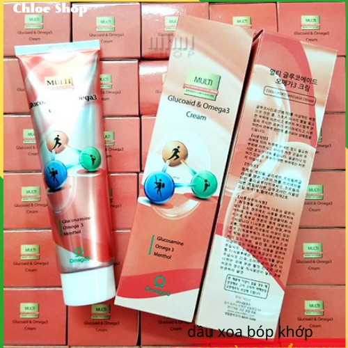 Dầu xoa bóp khớp Glucoaid & Omega3 Cream Hàn Quốc 165ml