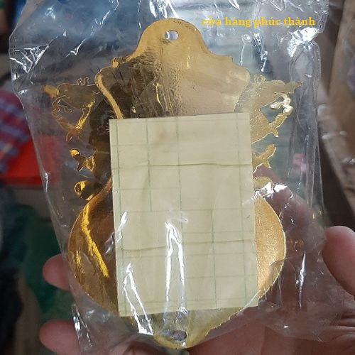 cắm nhang treo hồ lô vàng ( nhựa )