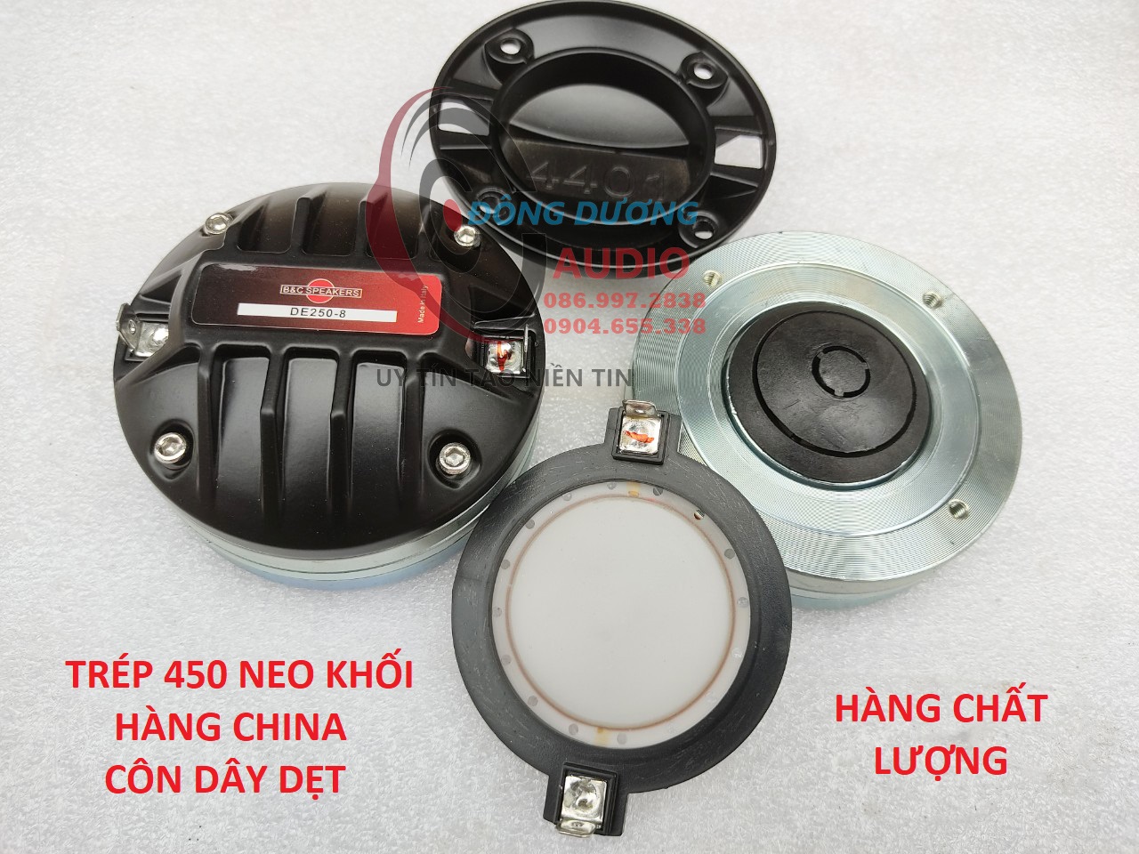 TÉP NEO KHỐI 450 BC SPEAKER CÔN DẸT MÀNG POLYME - GIÁ 1 CÁI - LOA TREBLE SÂN KHẤU