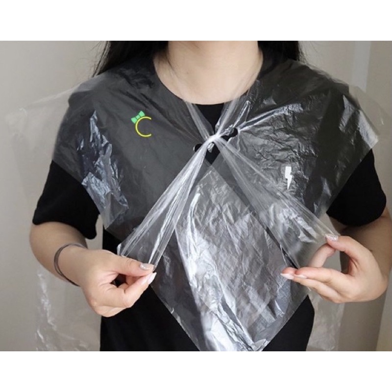 Áo choàng nilon nhuộm tóc của Peach.bygat