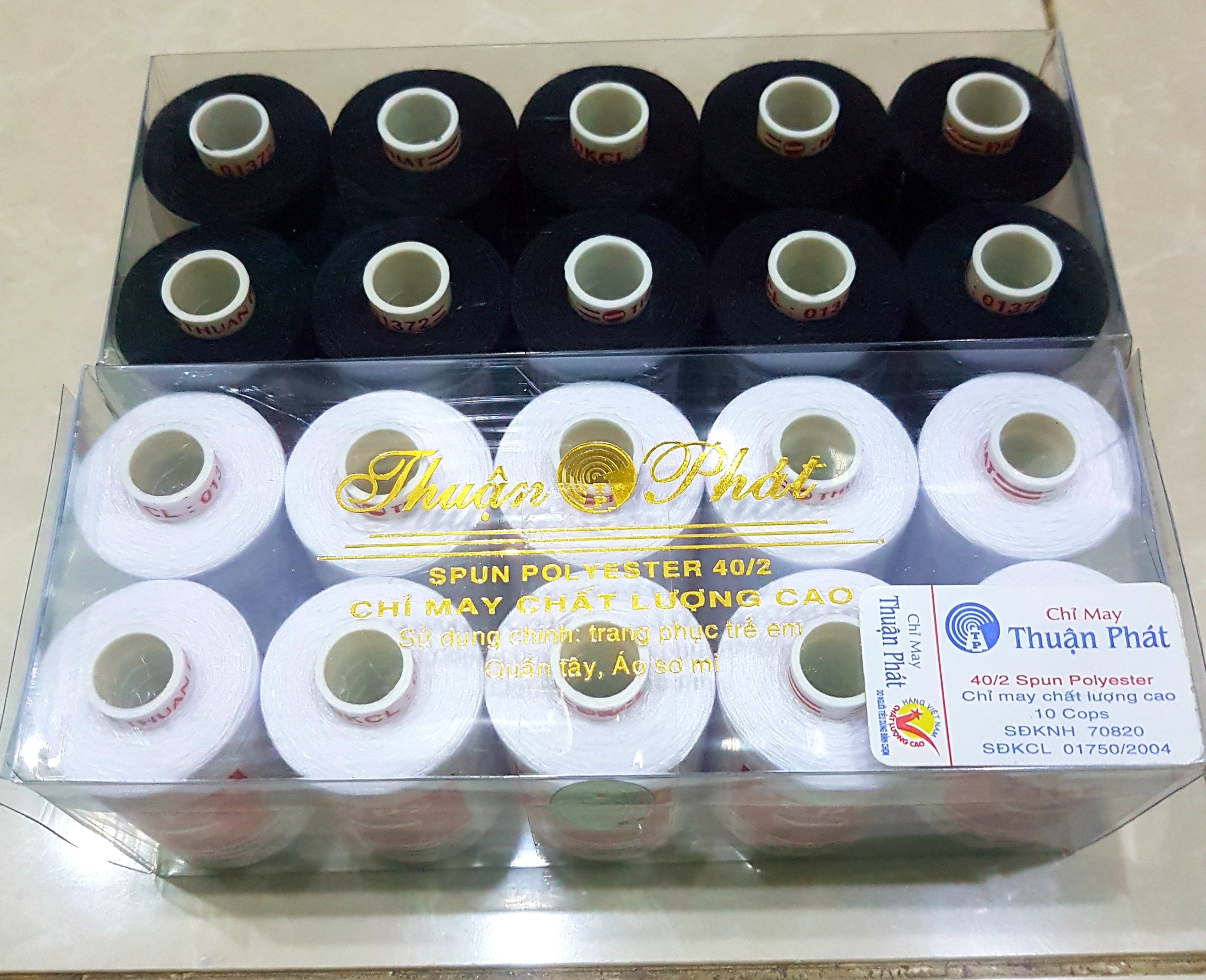 lốc 10 cuộn chỉ may Thuận Phát chất lượng