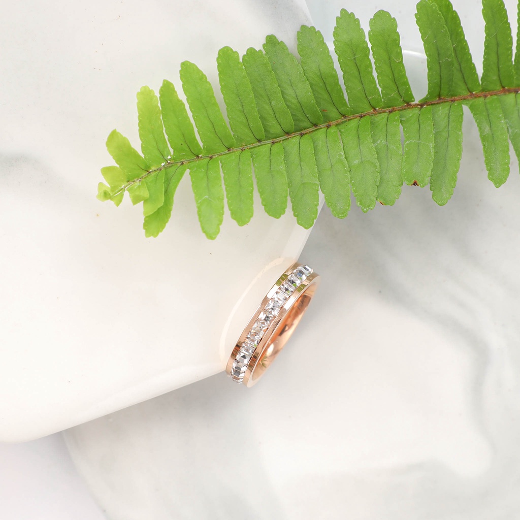 Nhẫn Nam Nữ LAMY Eternity Ring Rose Gold 8022RG
