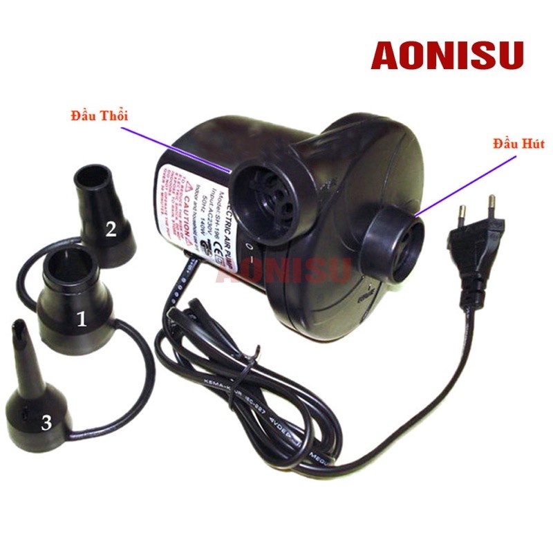 Bơm điện hút thổi 2 chiều Stermay HT-196 cao cấp