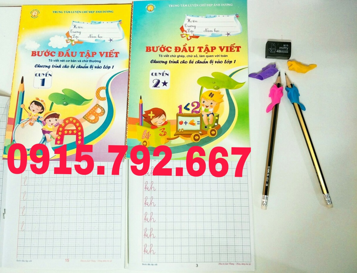 [HCM]Bộ vở bước đầu tập viết