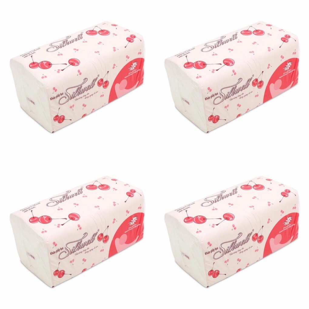 🍀 Combo 2 giấy rút lụa Silkwell 280 tờ