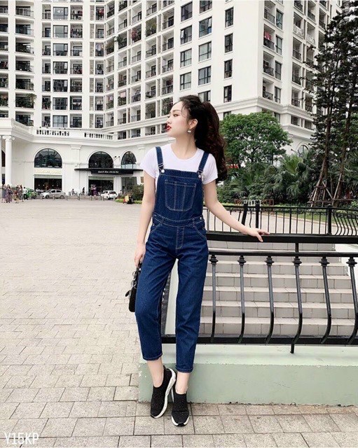 YẾM JEAN DÀI NỮ XANH ĐẬM