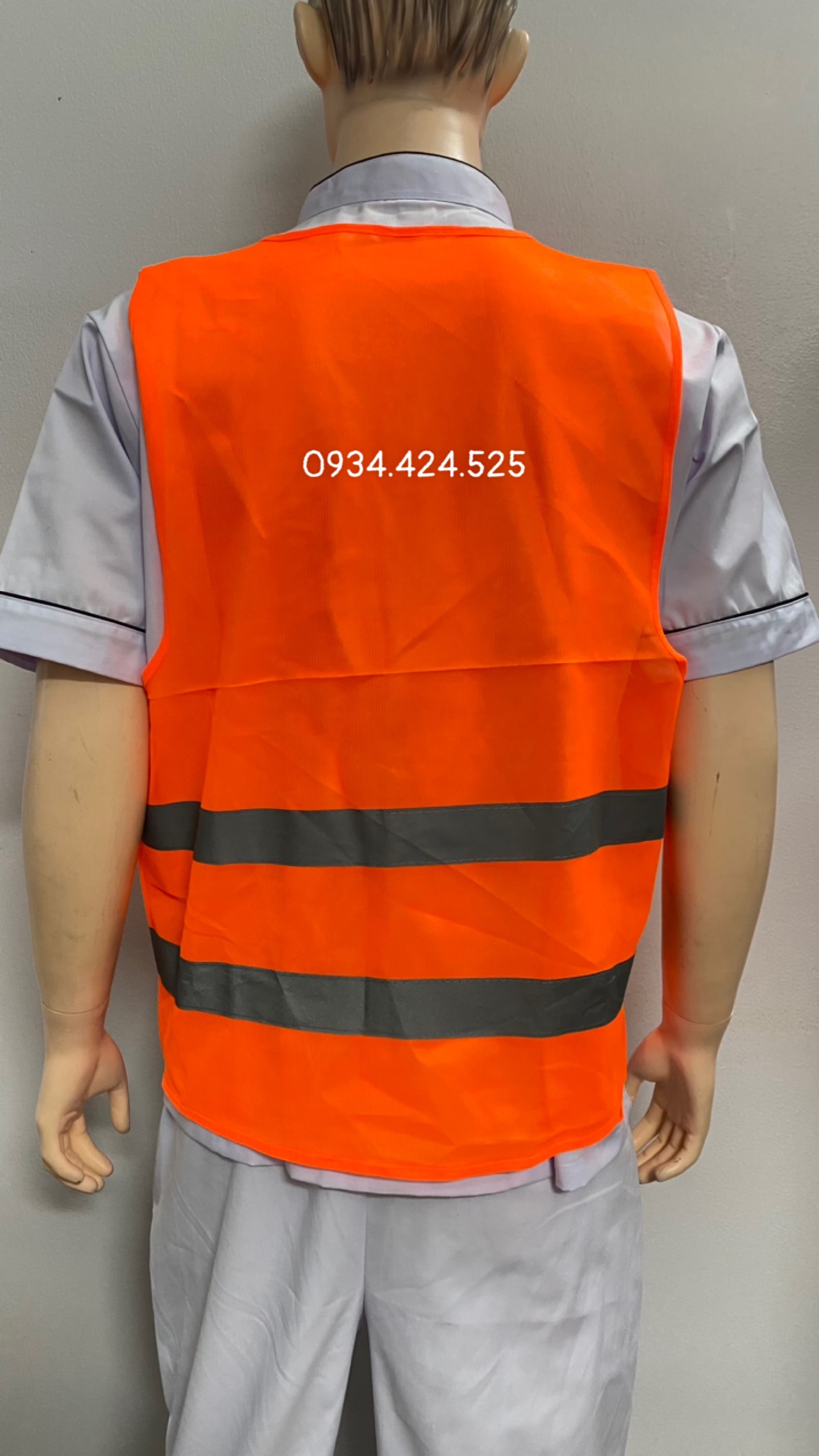 [HCMC] blue reflective engineer safety vest