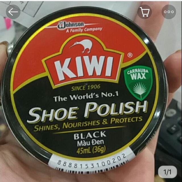 Si đánh giày Kiwi 45ml Đen - Nâu