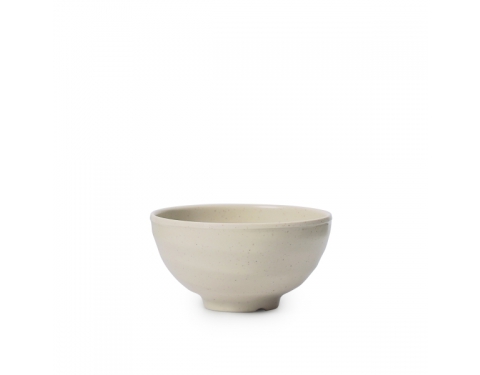 Chén Cơm Nhựa Melamine Nhám Màu Nâu